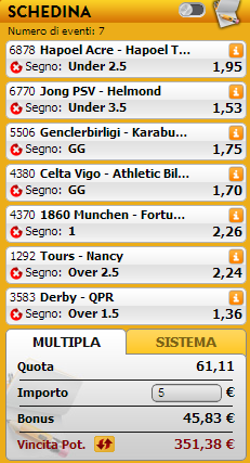 pronostici misti pronostici misti