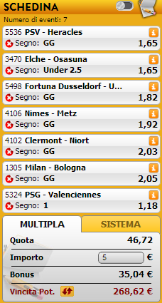 pronostici misti pronostici misti