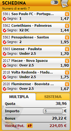 pronostici campionato brasiliano