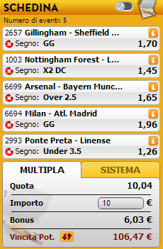 pronostici misti
