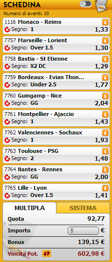 pronostici ligue 1 pronostici ligue 1