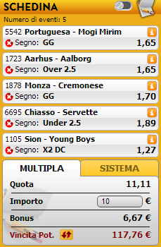 pronostici misti