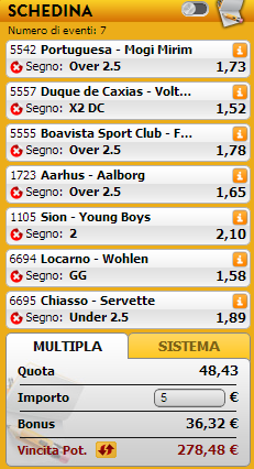 pronostici misti