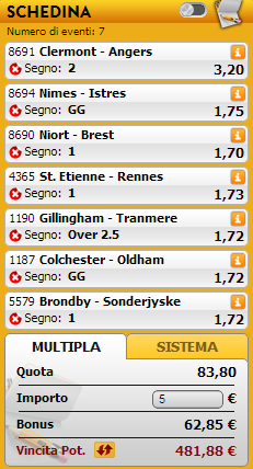 pronostici misti