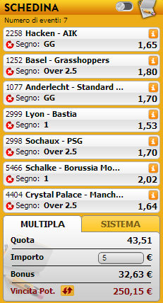 pronostici misti
