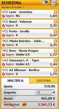 pronostici misti