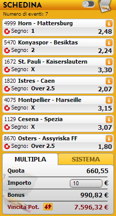 pronostici misti pronostici misti