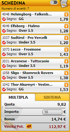 pronostici misti