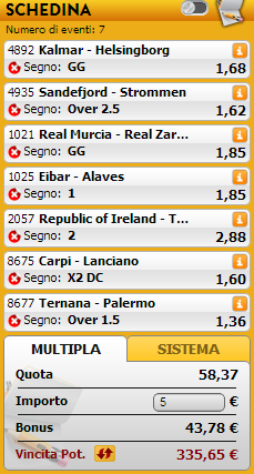 pronostici misti