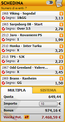 pronostici misti