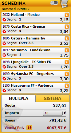 pronostici misti
