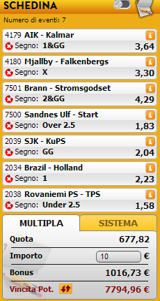pronostici misti