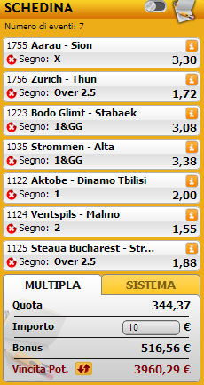 pronostici misti