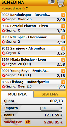 pronostici misti