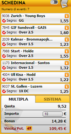 pronostici misti