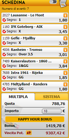 pronostici misti