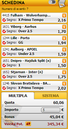 pronostici misti