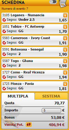 pronostici misti