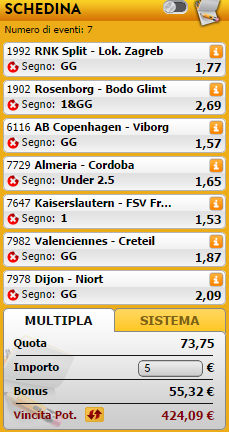 pronostici misti