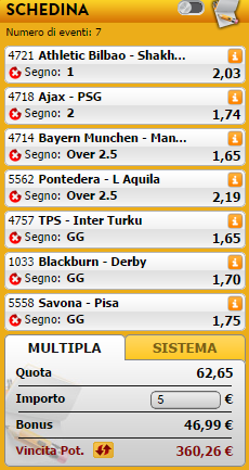 pronostici misti