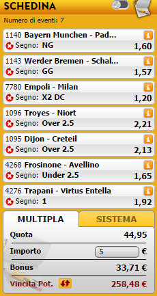 pronostici misti