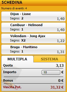 pronostici di oggi