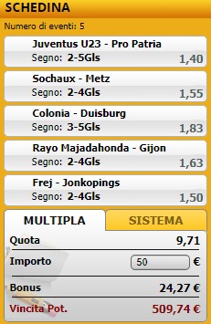 pronostici di oggi