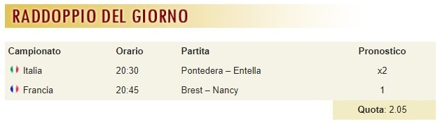 pronostici di oggi