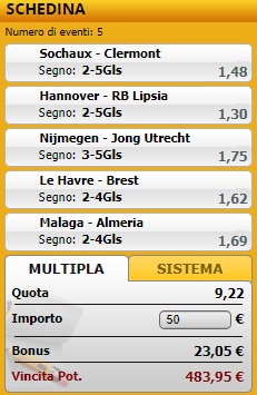 pronostici di oggi