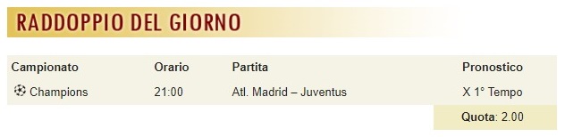 pronostici di oggi
