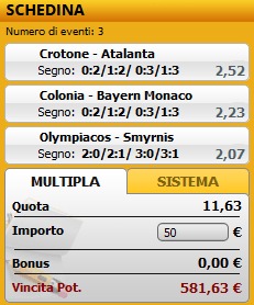 pronostici di oggi