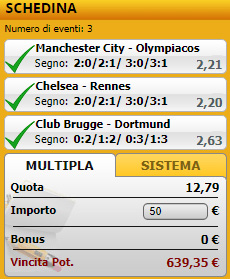 pronostici di oggi