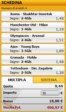 pronostici di oggi