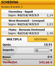 pronostici di oggi