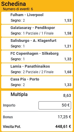 pronostici di oggi