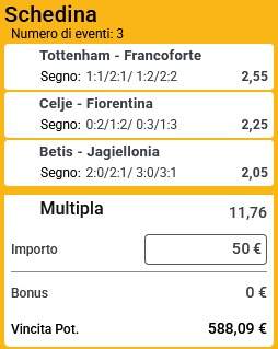 pronostici di oggi