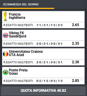 pronostici di oggi