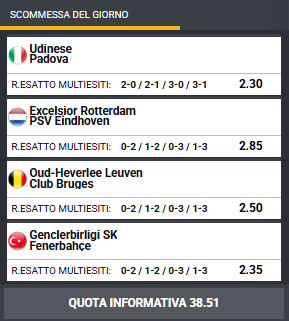 pronostici di oggi