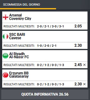 pronostici di oggi