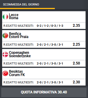 pronostici di oggi