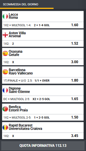 pronostici di oggi