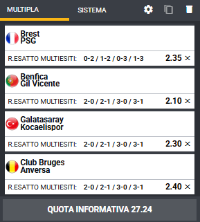 pronostici di oggi