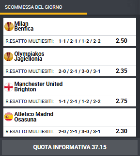 pronostici di oggi