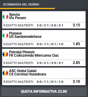 pronostici di oggi