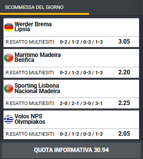 pronostici di oggi